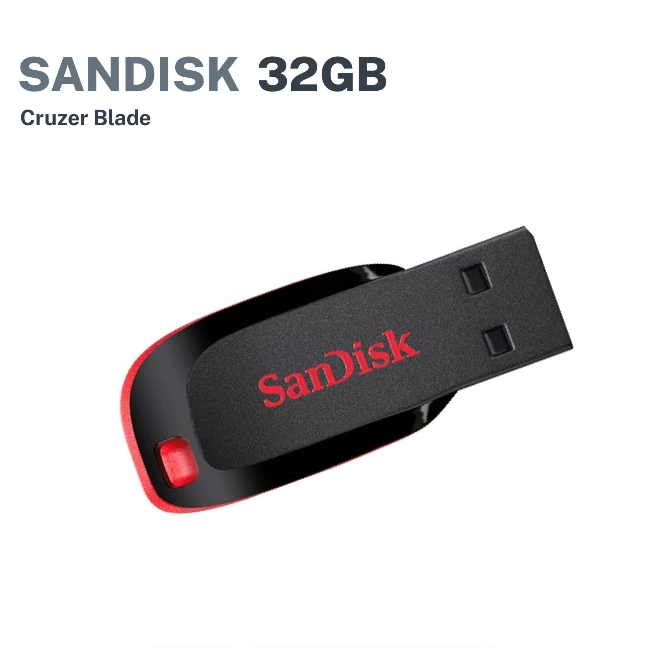 Sandisk Cruzer Blade CZ50 USB Flash Drive - Black